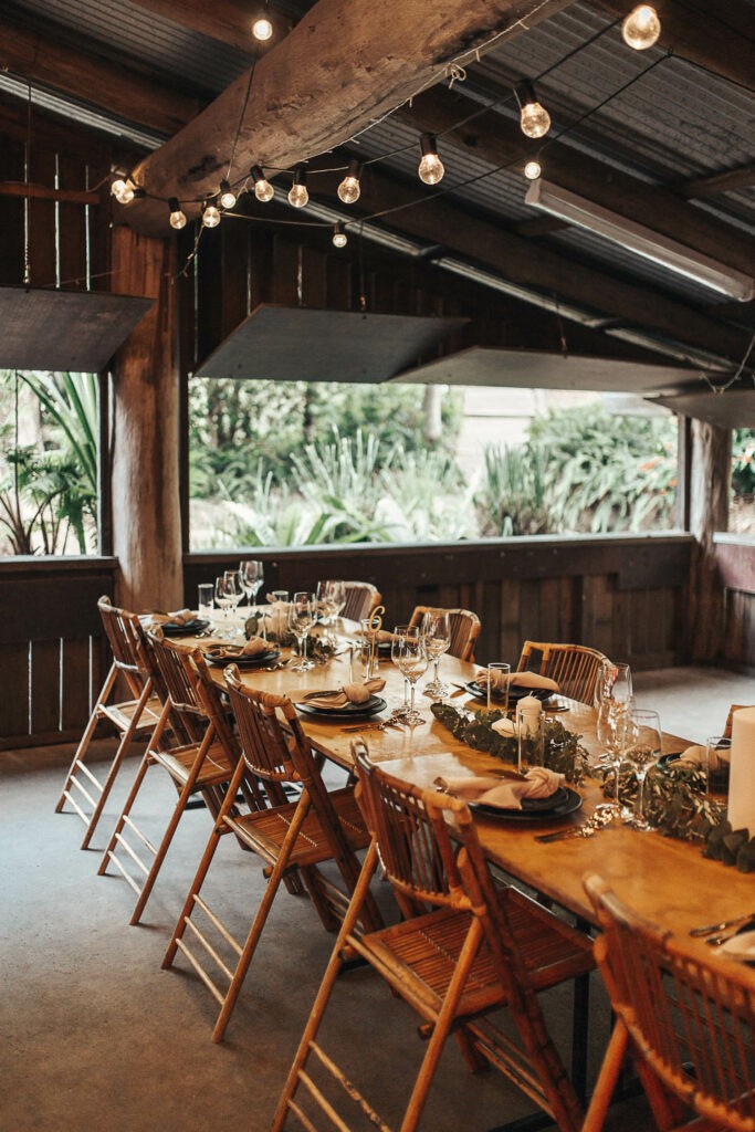 Barn table styling