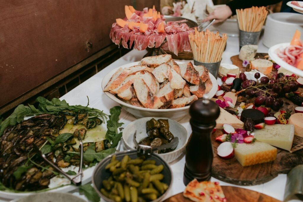 Grazing Table at Issy & Josh Wedding